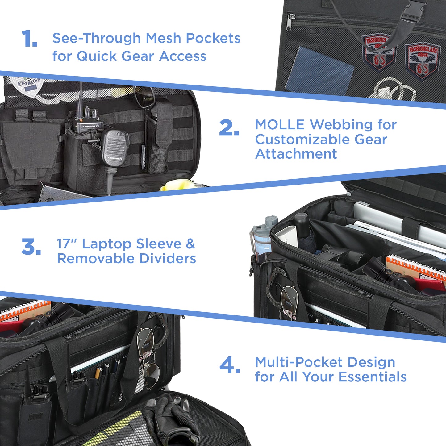 Talrizio Police Patrol Bag Car Organizer