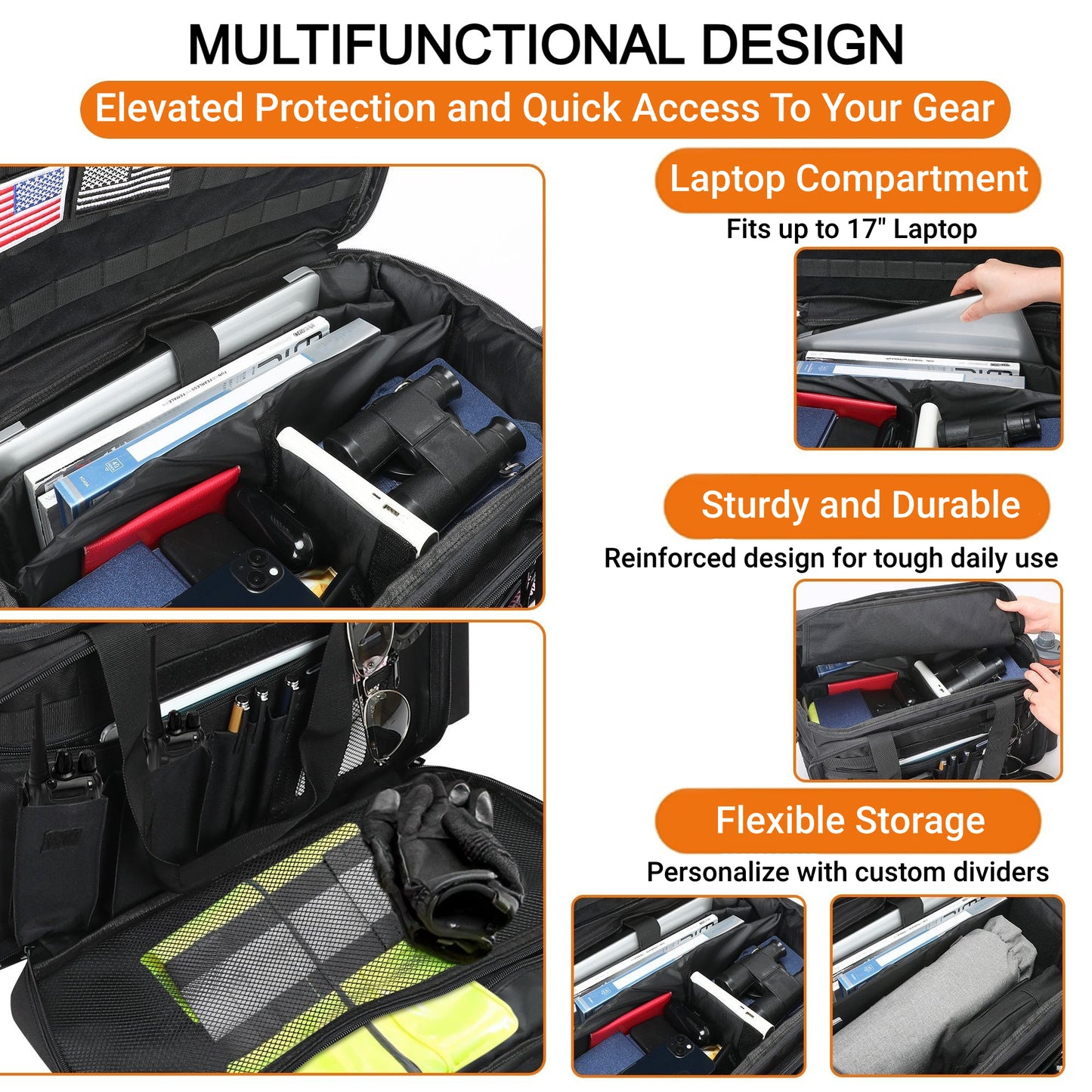 Talrizio Police Patrol Bag Car Organizer