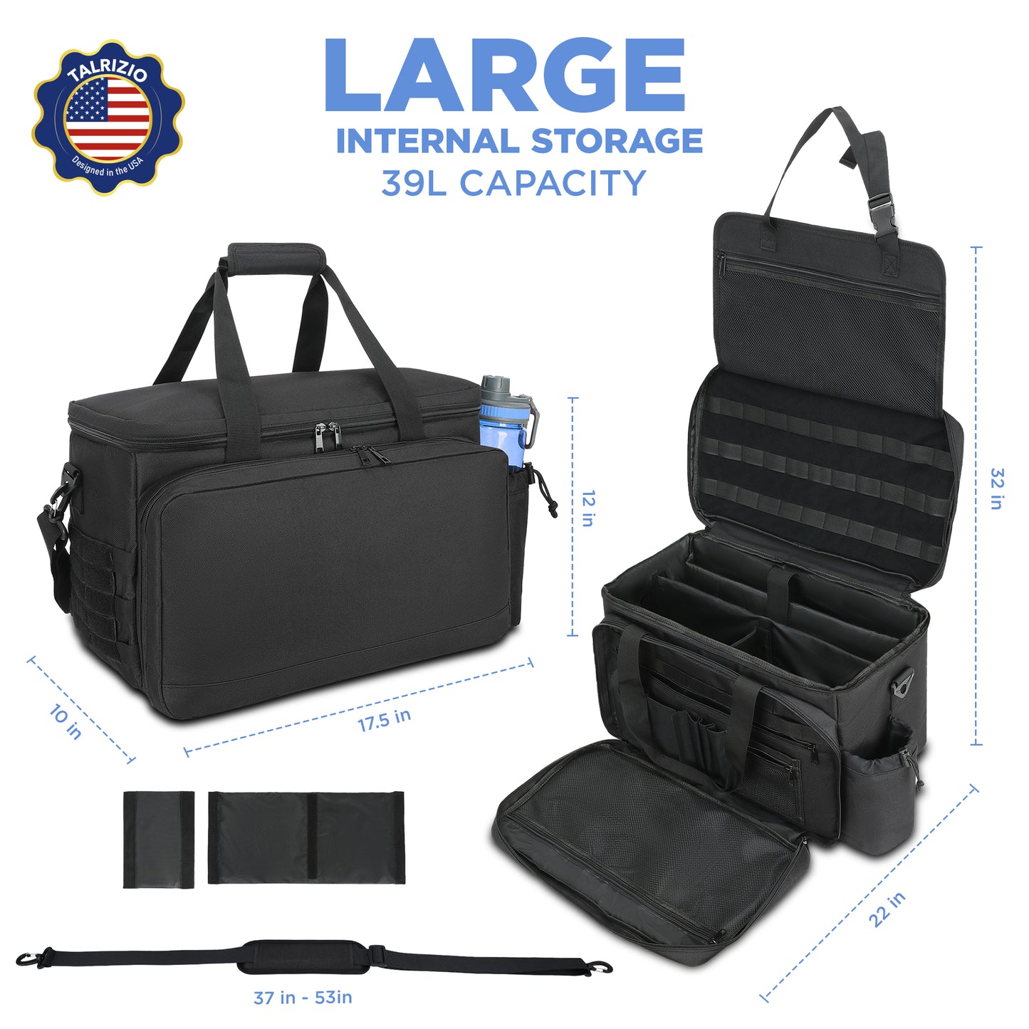 Talrizio Police Patrol Bag Car Organizer